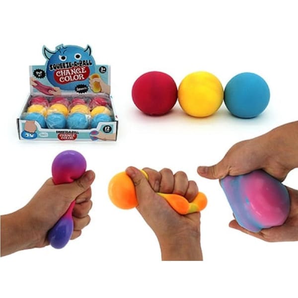 Colour Change Squeeze Stress Ball - 5.5 cm