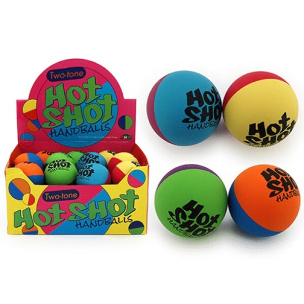 Hot Shot Handball - Two Tone Assorted - 6 cm