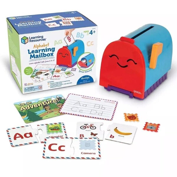 Learning Resources Alphabet Learning Mailbox - Preschool Literacy Toy