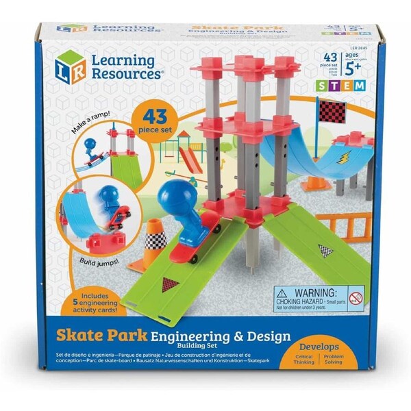Learning Resources - Skate Park Engineering & Design Building set