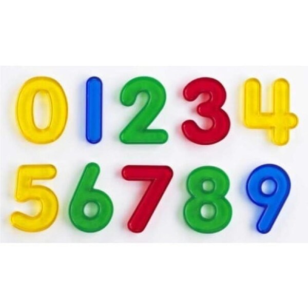 Learning Can Be Fun - Transparent Numbers 10 Piece Set