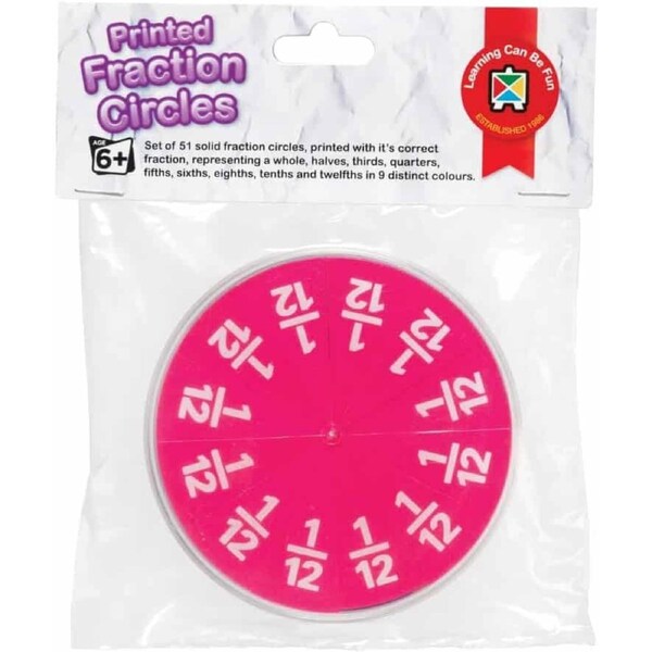 Learning Can Be Fun - Fraction Circles Hangsell