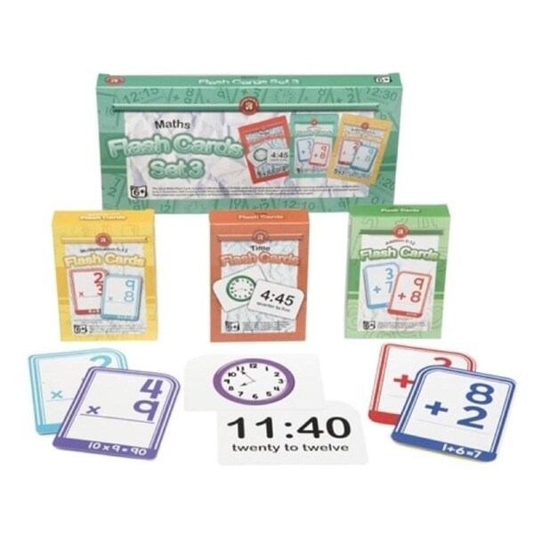 Learning Can Be Fun - Maths Flash Cards Set of 3