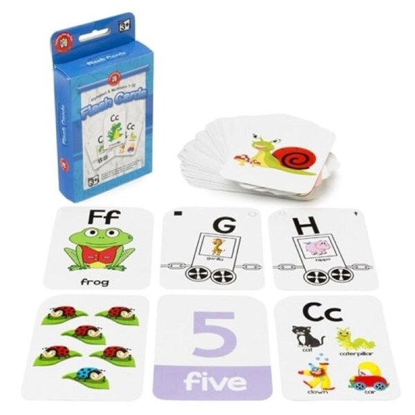 Learning Can Be Fun - Flash Cards - Alphabet & Numbers 1-10