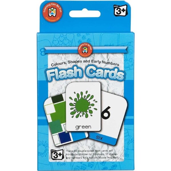 Learning Can Be Fun - Flash Cards - Colours Shapes & Early Numbers