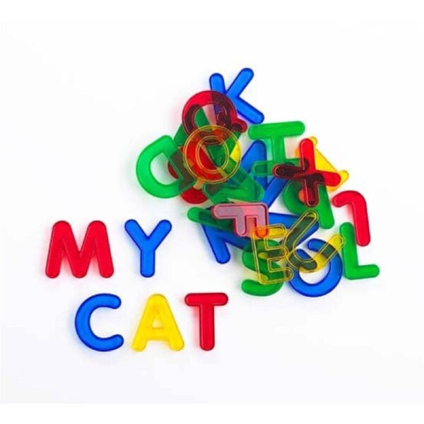Learning Can Be Fun - Transparent Letters 26 Piece Set