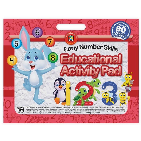Learning Can Be Fun - Educational Activity Pad - Early Numbers