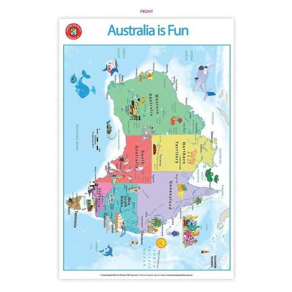Learning Can Be Fun - Australia is Fun Poster