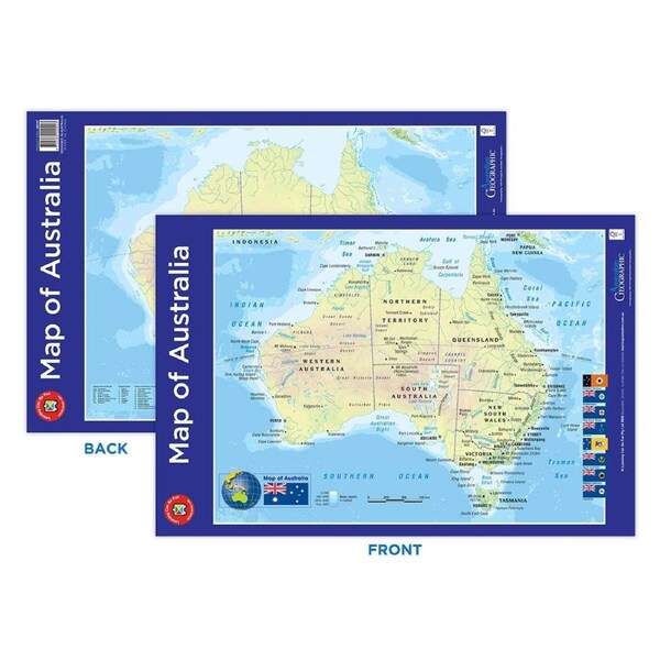Learning Can Be Fun - Map of Australia Poster