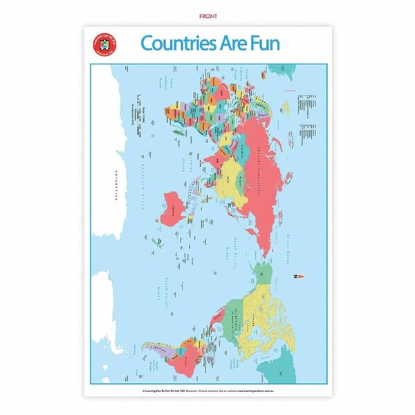 Learning Can Be Fun - Countries Are Fun Poster