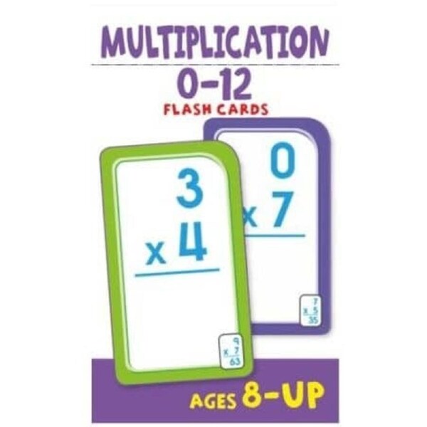 School Zone Flash Cards Multiplication 0 to 12