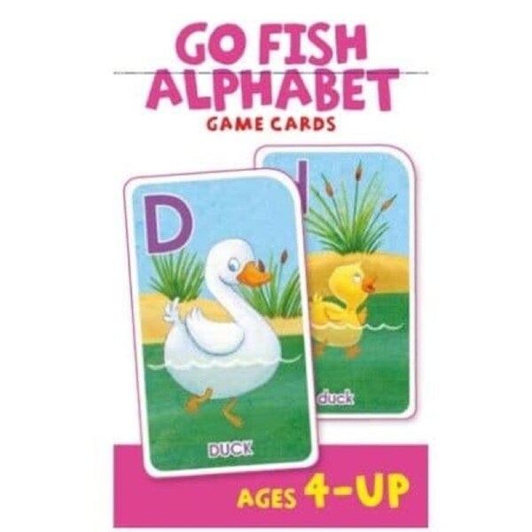 School Zone Flash Cards Go Fish Alphabet Game Cards