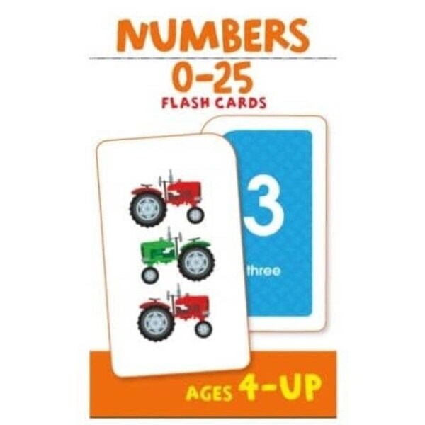School Zone Flash Cards Numbers 0 to 25