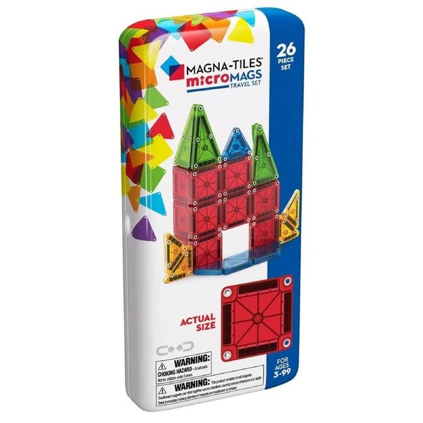 Magna-Tiles microMAGS - Travel Set 26 piece Set