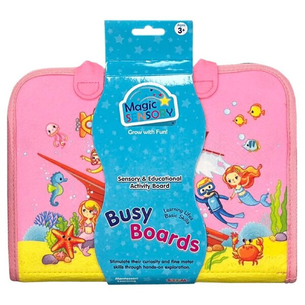Busy Board Pink - Magic Sensory