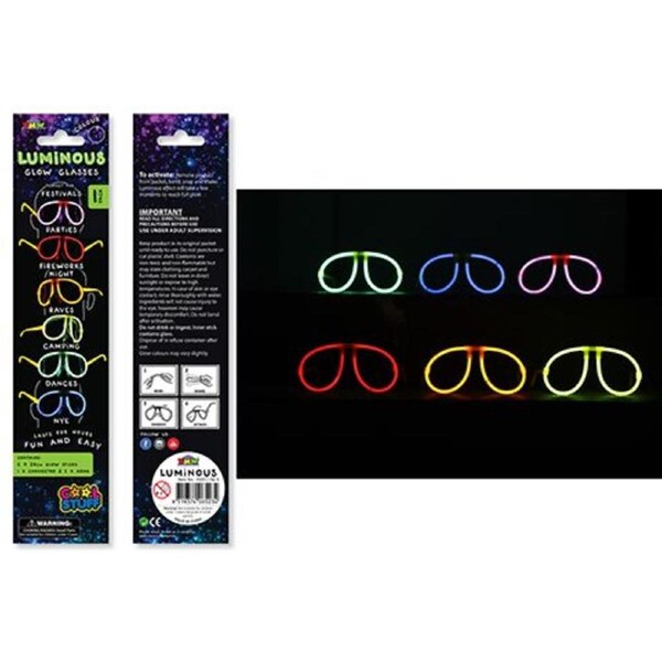 Luminous Glow Glasses - 20 cm Glowsticks