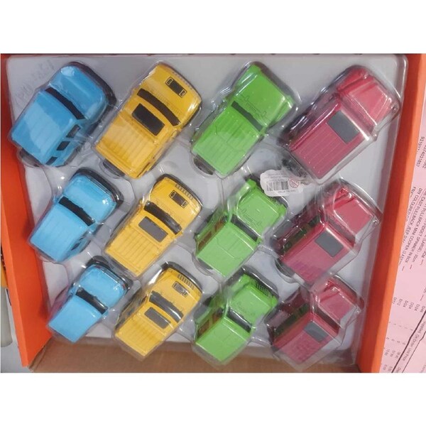 Die Cast Pullback Jeep SUV (4 Asstd)