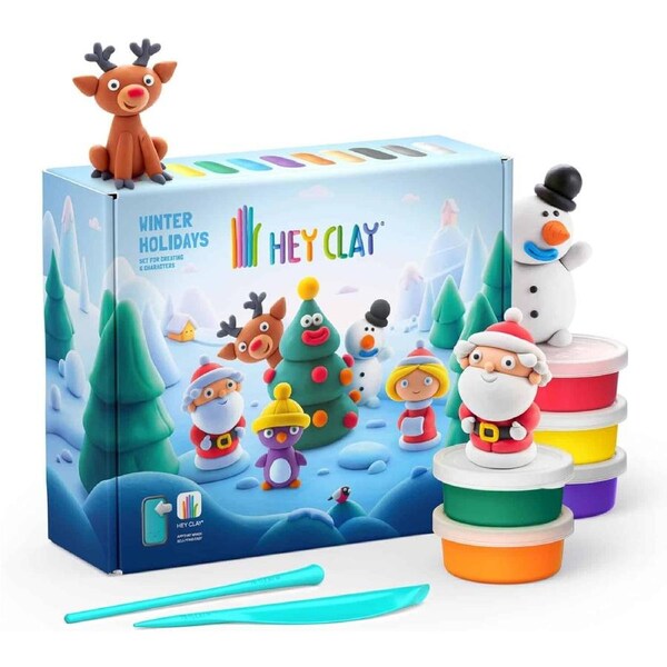 Hey Clay - Winter Holidays (15 Cans & 2 Tools)