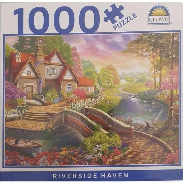 Crown - 1000pce Puzzle – Castles & Cottages Series 2 (3 Assorted)