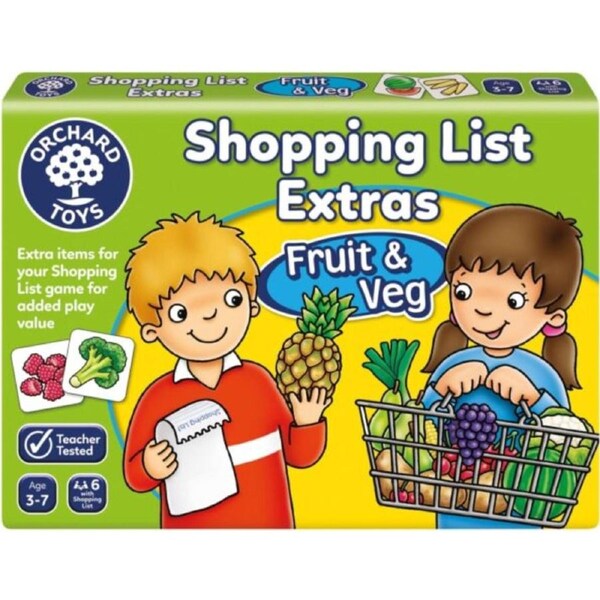 Orchard Toys Shopping List Booster Pack Fruit and Veg