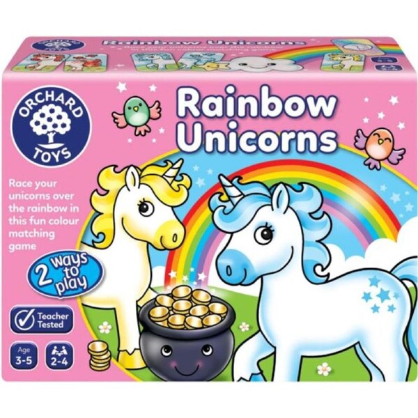 Orchard Toys Rainbow Unicorns Game - Colour Matching & Memory