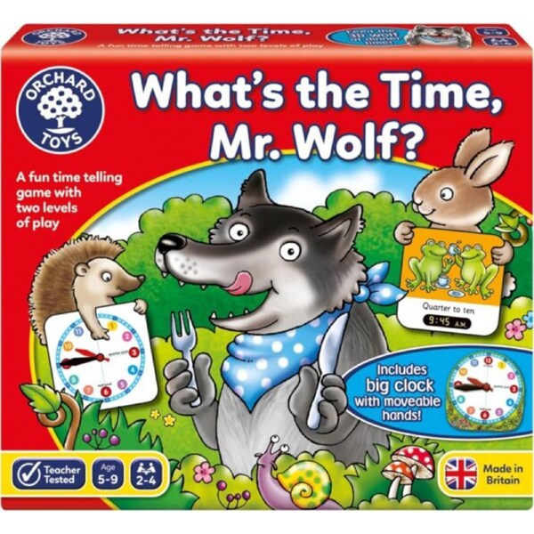 Orchard Toys What's the Time Mr Wolf? - Time Telling Game