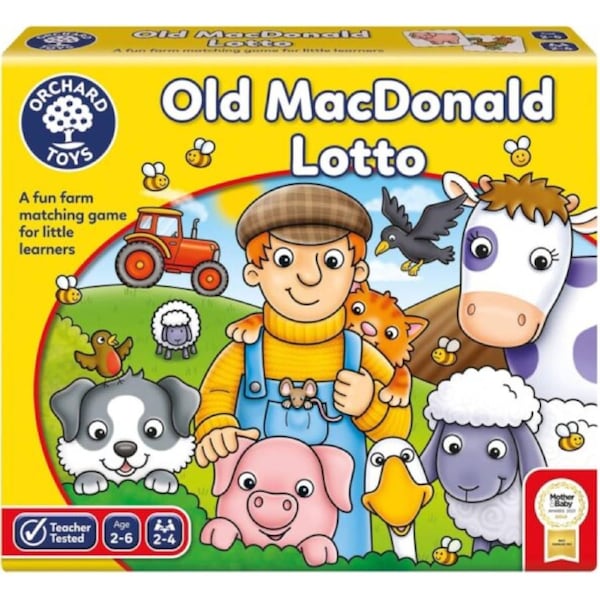 Orchard Toys Old MacDonald Lotto - Farm Animal Matching Game