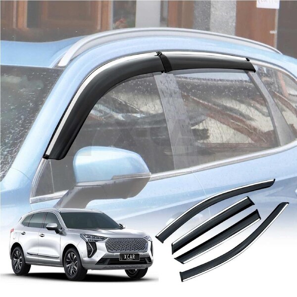 Weathershields for GWM Haval Jolion 2021-2024 Car Weather Shields Wind Deflectors Window Sun Visor 4 Pcs