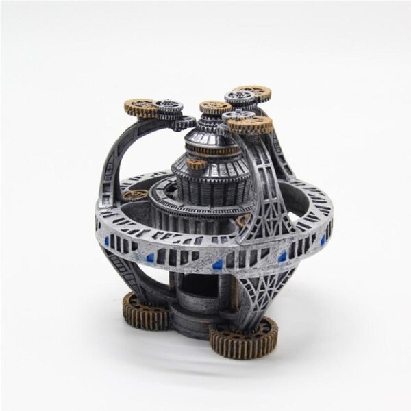 Bioscape Space Station White 14 x 14 x 14cm Ornament (BIS471)