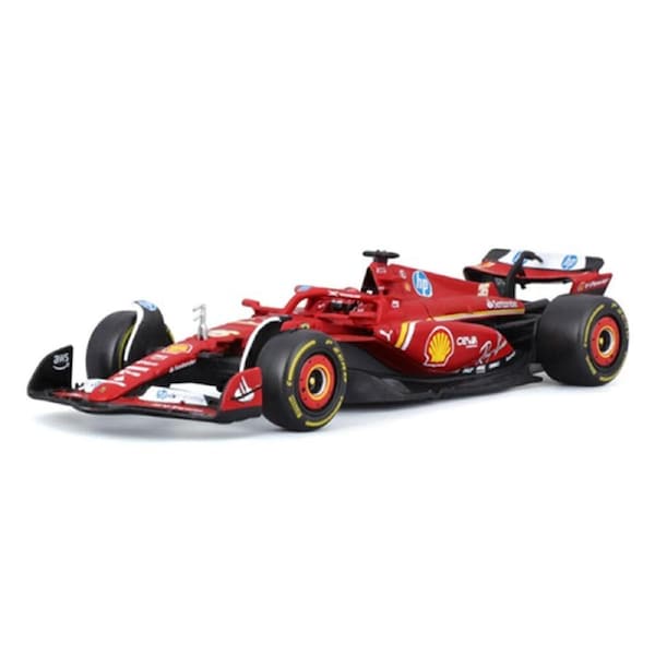 Bburago 1:43 Formula Racing 2024 F-1 Ferrari SF-24 #16 Leclerc With Helmet Model