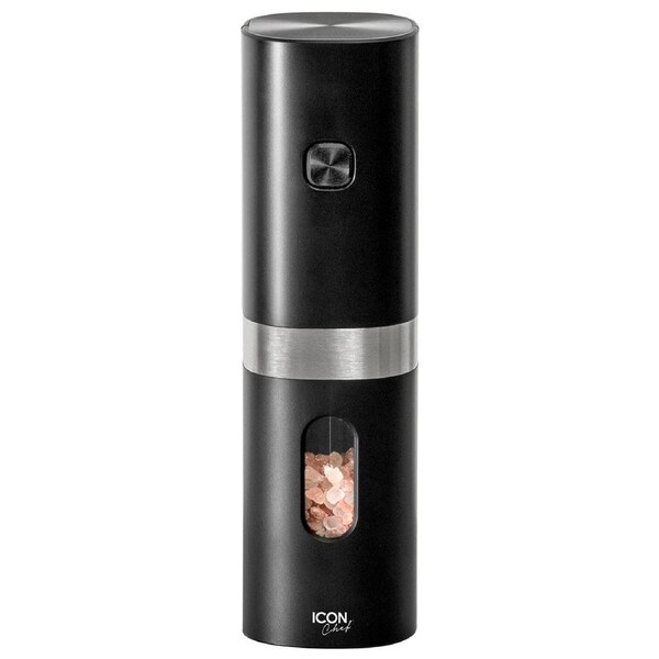 Icon Chef Electric Salt N’ Pepper Mill – Black