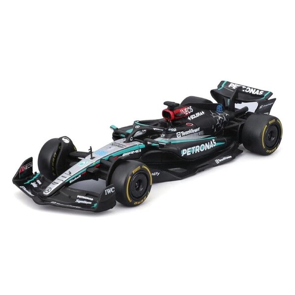Bburago 1:43 Formula Racing 2024 F-1 Mercedes-AMG W15 #63 Russell Model