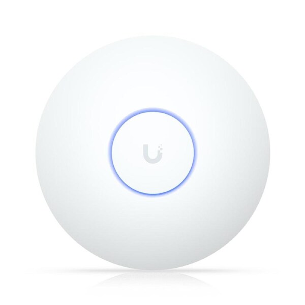 Ubiquiti U7 Long-Range, Compact, Ceiling-mount WiFi 7 AP, 5 Spatial Streams, Extended Signal Range, Cover Up to160m , 300+ Devices, Uplink 2.5GbE