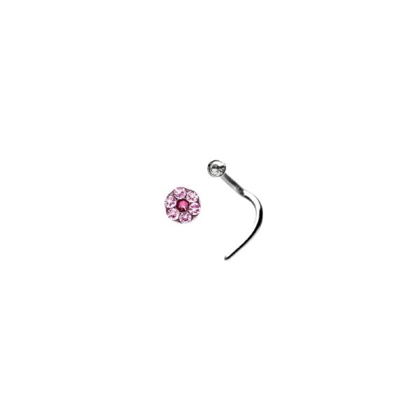 Adnohr 8054 Stainless Steel Nose Stud Daisy Rose
