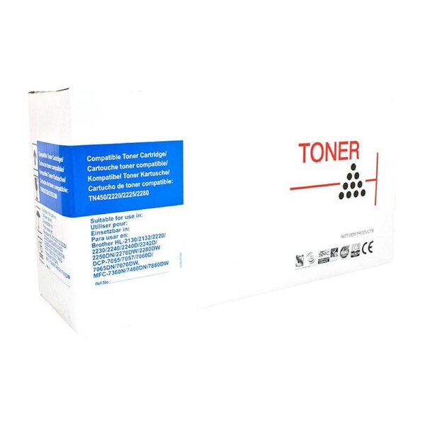 White Box Compat Brother TN2250 Cart