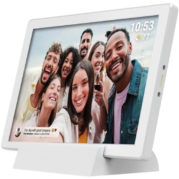 Jackson Rechargeable Smart Digital Photo Frame 10.1" 16GB (White)