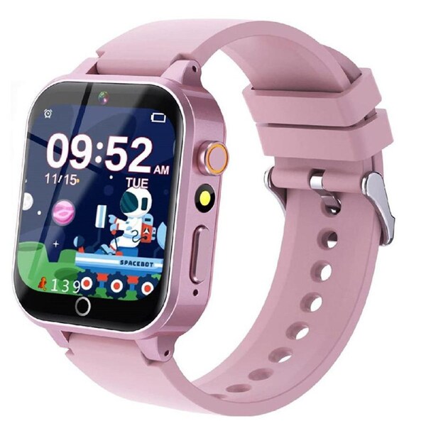 Catzon Electronic Smart Watch 26 Games HD Touchscreen Educational Toy for Kids Age 3 to 12-Pink