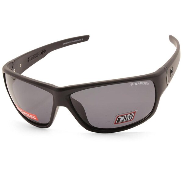 Dirty Dog Vault Satin Black/Grey Unisex Polarised Sunglasses