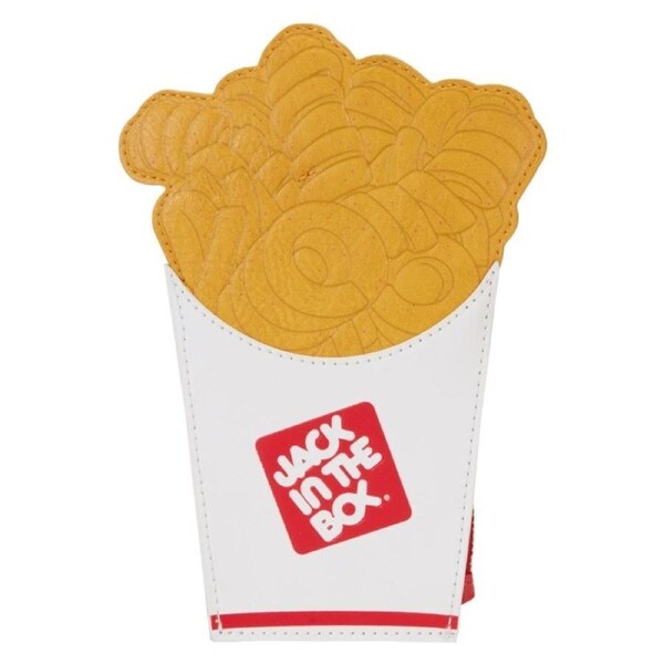 Jack In The Box Curly Fries Card Holder Storage Zipped Organiser 2.5x6in