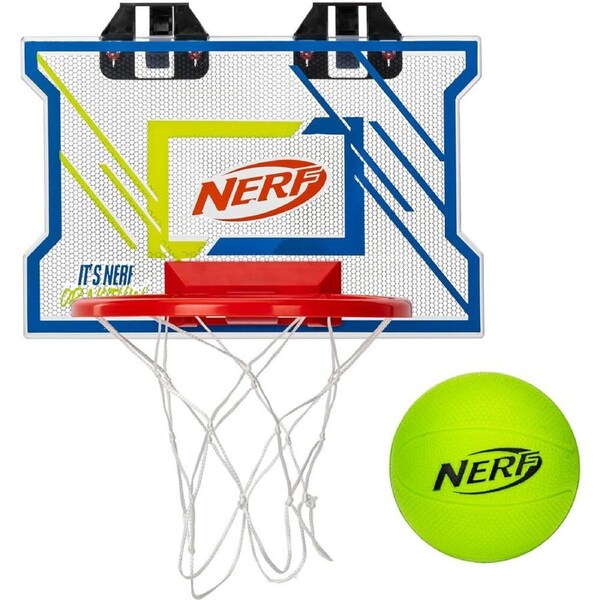 NERF Sports Nerfoop Elite Basketball Hoop & Ball Kids Indoor Toy 25.5x38 cm 6y+
