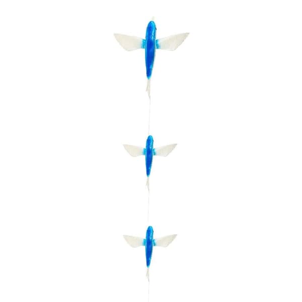 Sea Pro Daisy Chain 3 Bird Fishing Teaser 36x31.5cm Blue 1 Large & 2 Small