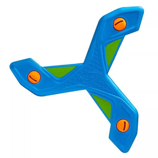 NERF Slingerang Foam Boomerang Kids Outdoor Flying Sports Toy 33.5cm Blue 6y+