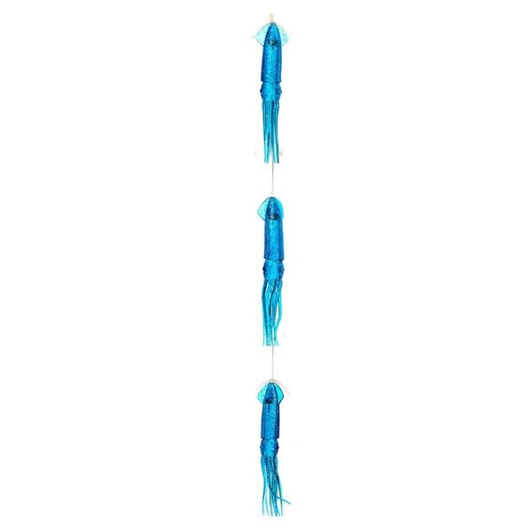 Sea Pro 3 Squid Daisy Chain Offshore Trolling Lure Squid Teaser 25.5x11cm Blue