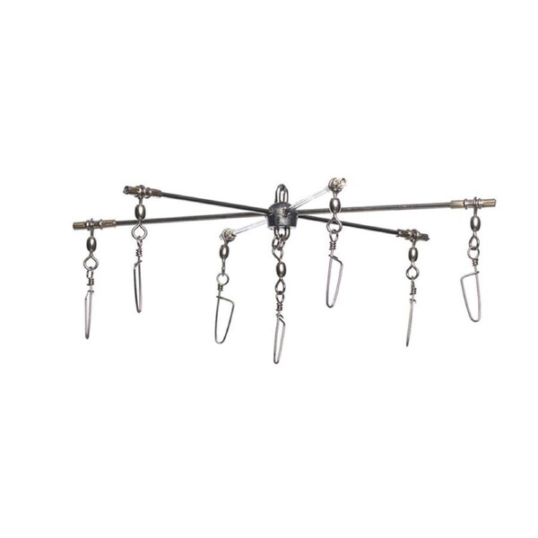 Sea Pro Offshore Trolling Dredge Bar w/ 6 Arm Fishing Teaser Tuna Lure 12 In