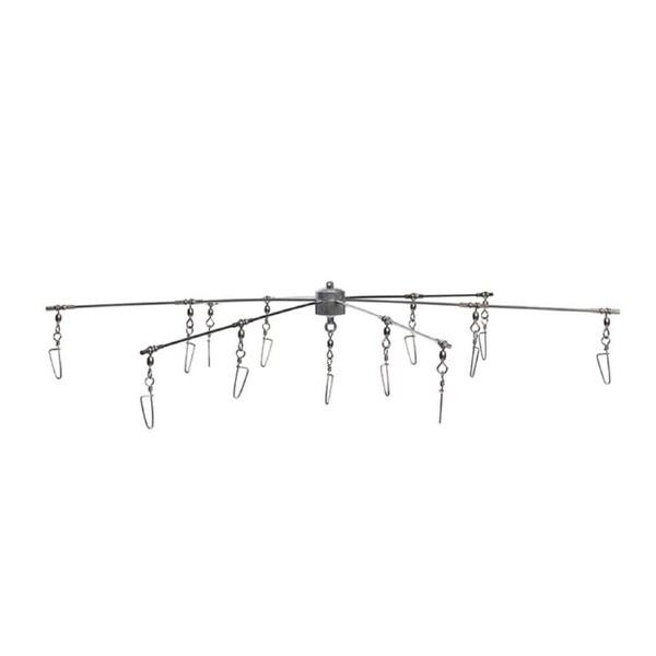 Sea Pro Offshore Trolling Dredge Bar 6 Arm Collapsible Fishing Teaser 24 In