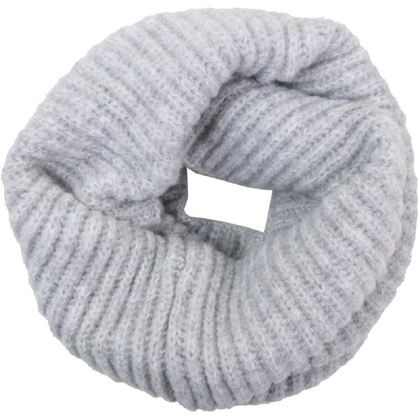 Wicked Sista Acrylic Alexis Snood Casual Winter Neck Warmer One Size Light Grey