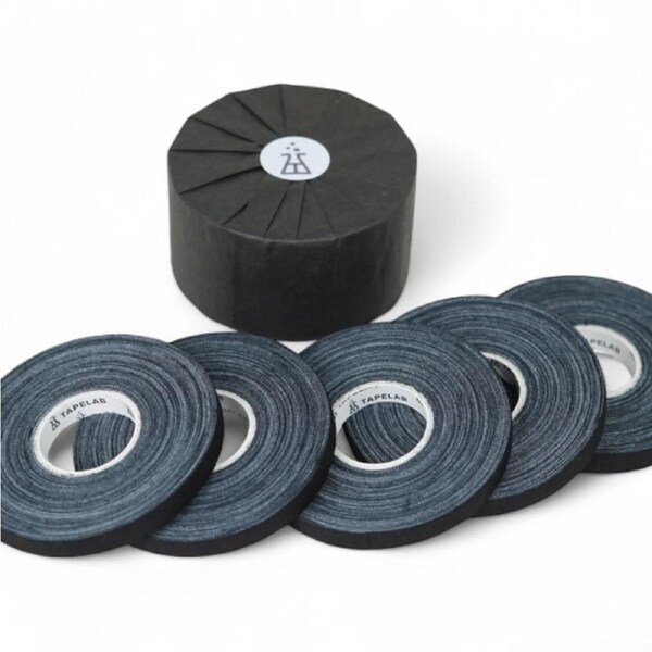 Tape Lab Athletic Finger Tape 7.6mm x 13.7m 5-Pack Black