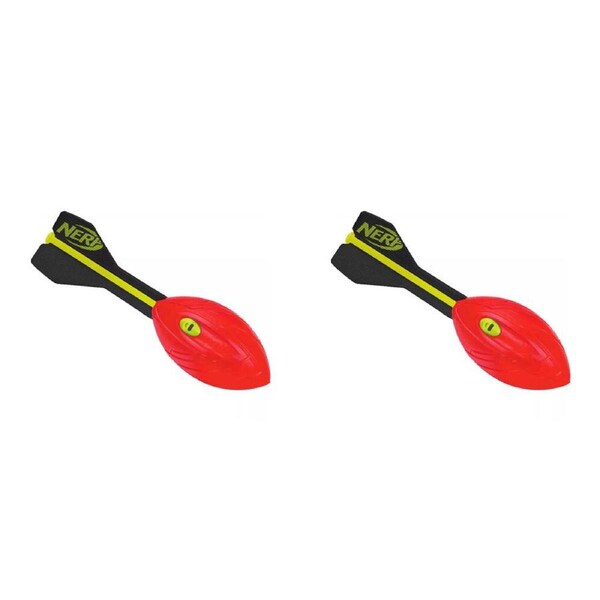 2PK NERF Sports Vortex Aero Howler Foam Football Kids Outdoor Toy 32x9cm Red 6y+