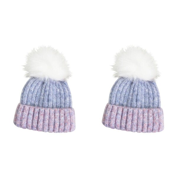 2PK Wicked Sista Acrylic Tabitha Beanie One Size Fashion Winter Hat/Headwear