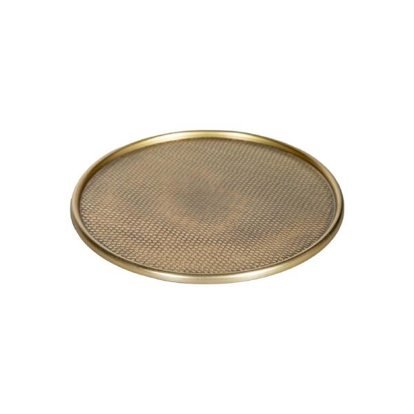 SSH COLLECTION Cobra 30cm Wide Serving Tray - Antique Brass